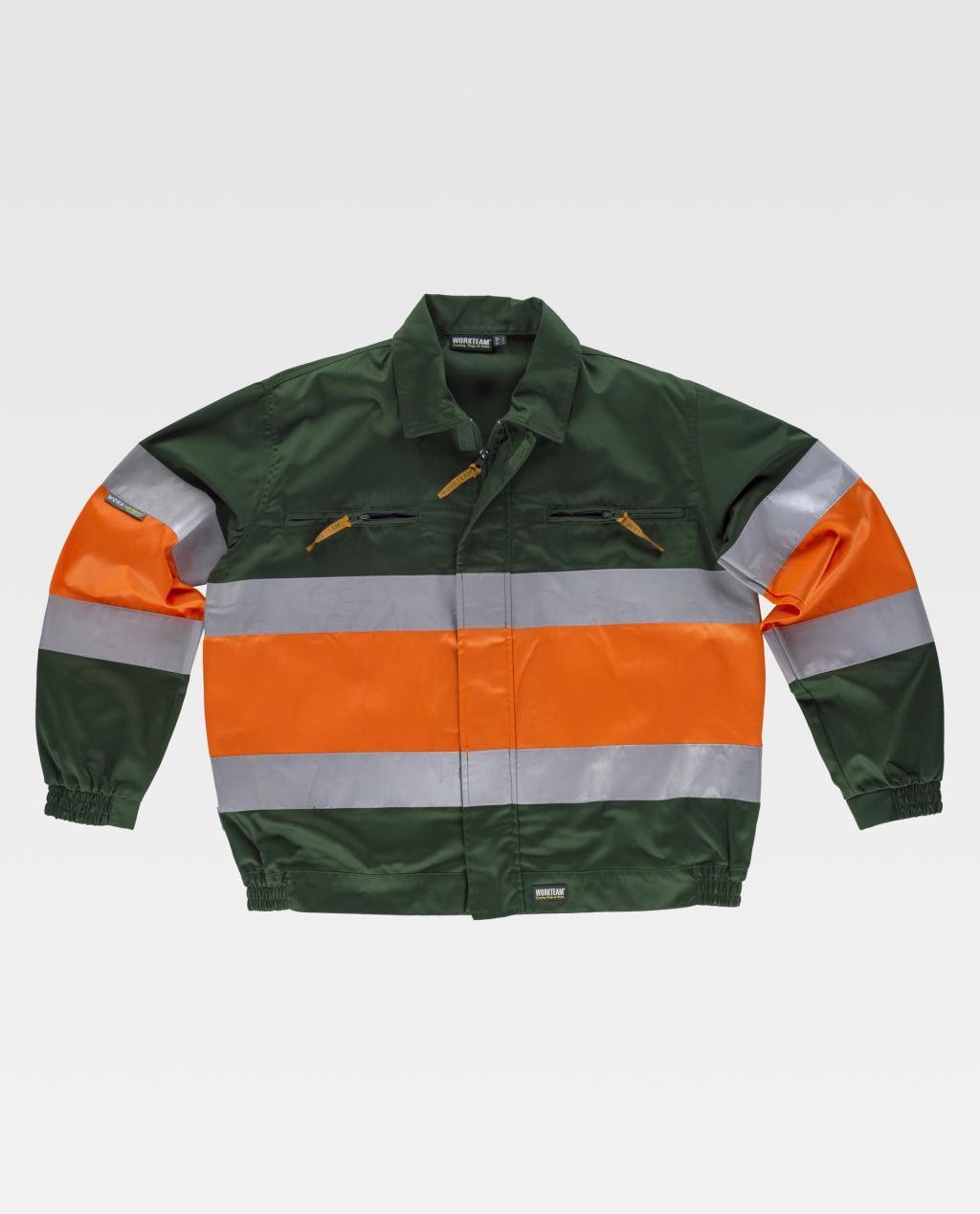 VERDE OSCURO / NARANJA A.V