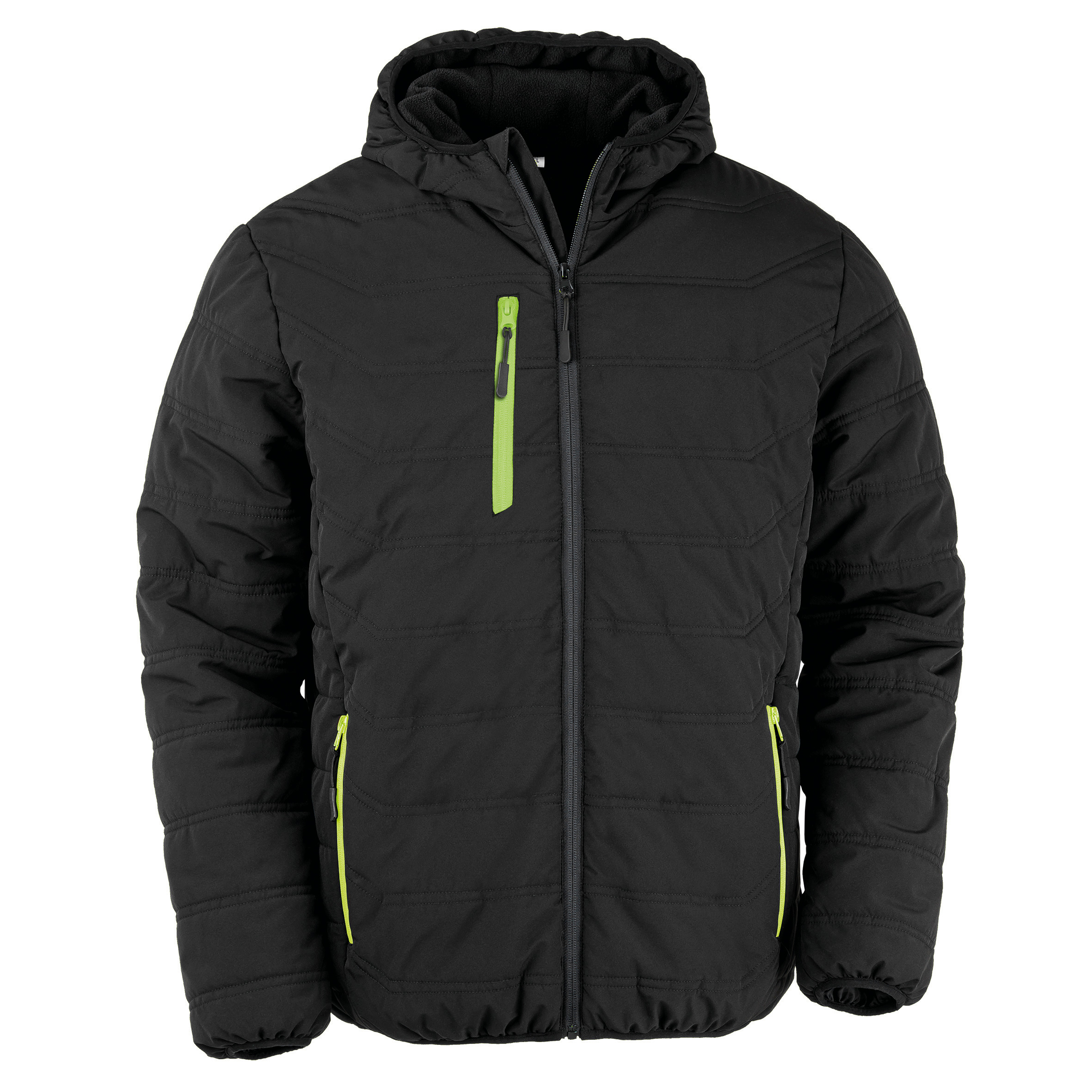 black/lime