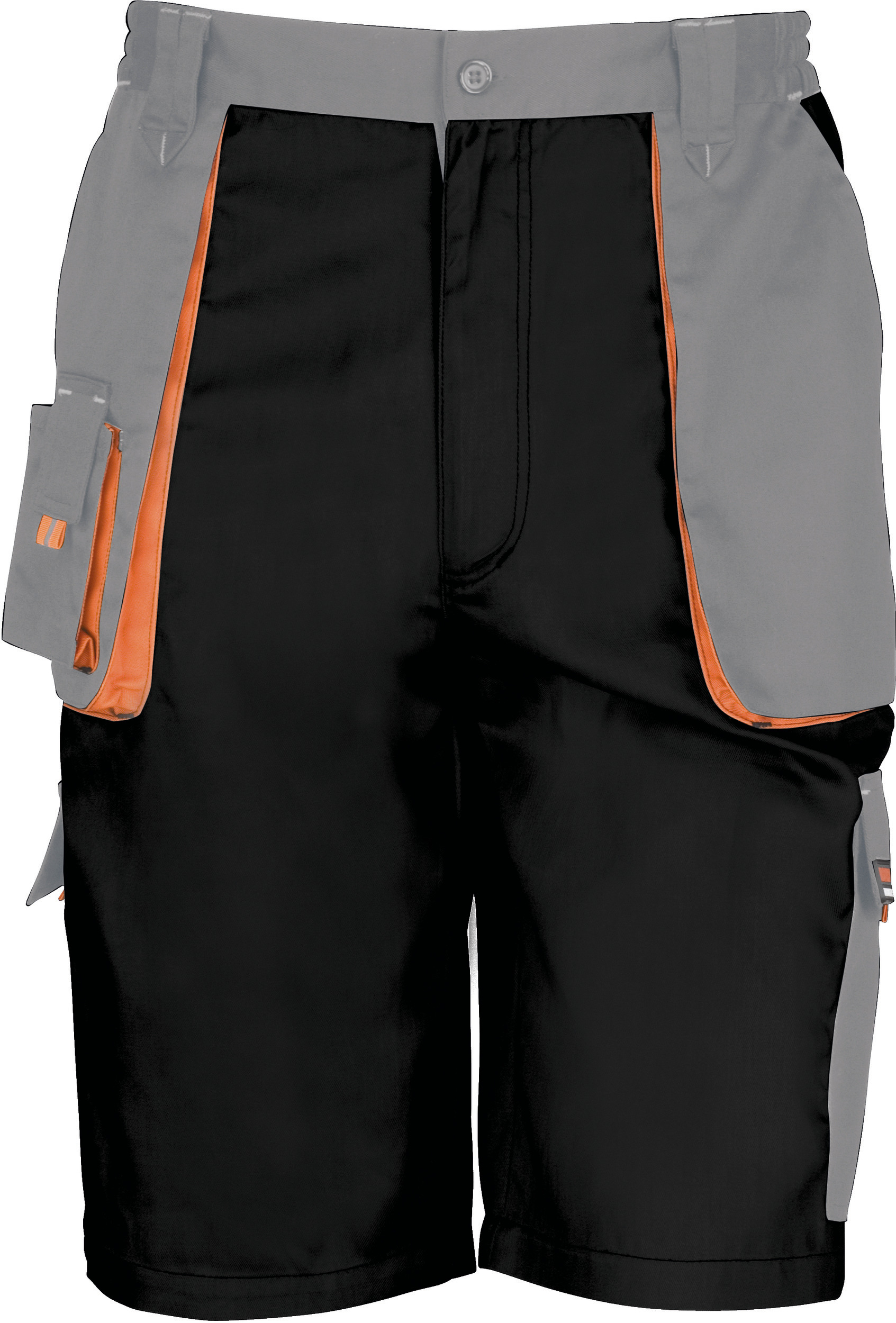 black/grey/orange