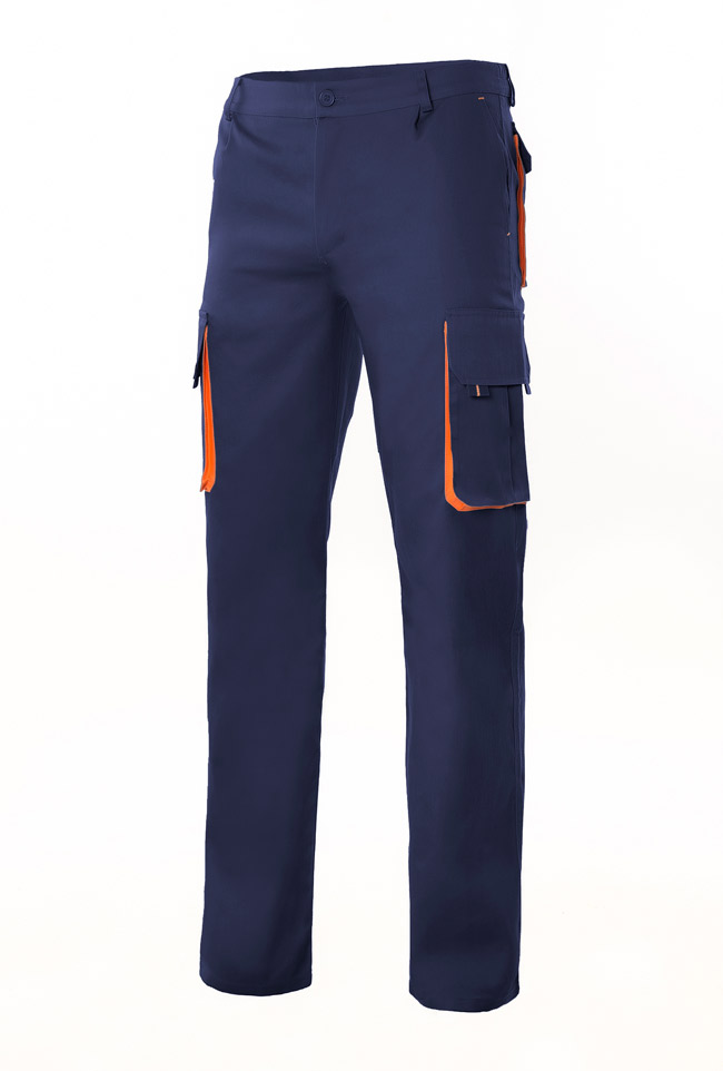 Azul marino/Naranja