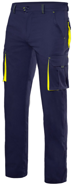 Azul marino/Amarillo flúor